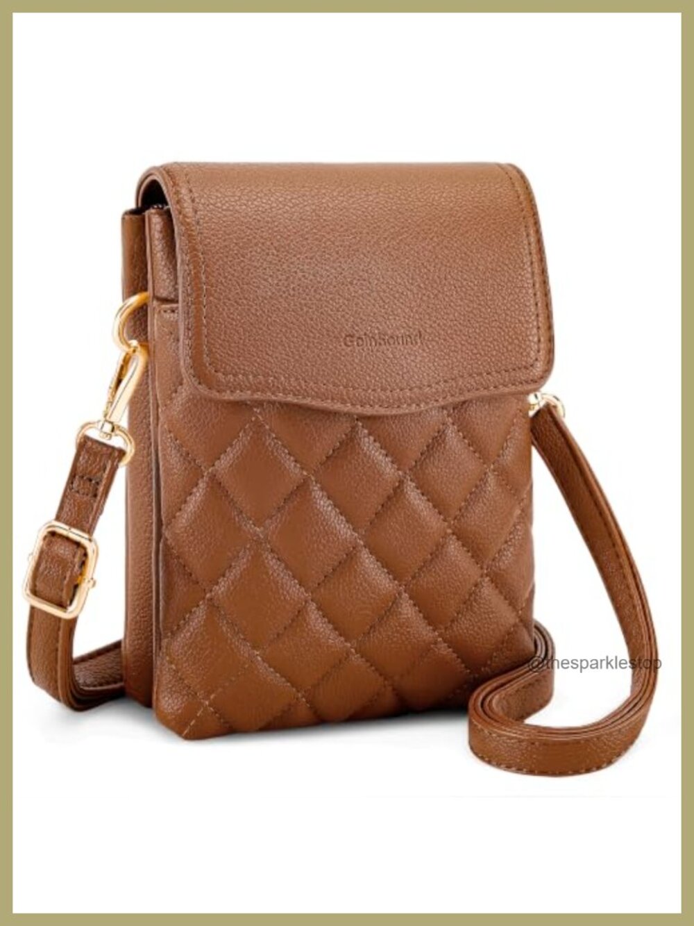 RFID Blocking Small Crossbody Bag for Women Travel Cell Phone Purse Vegan